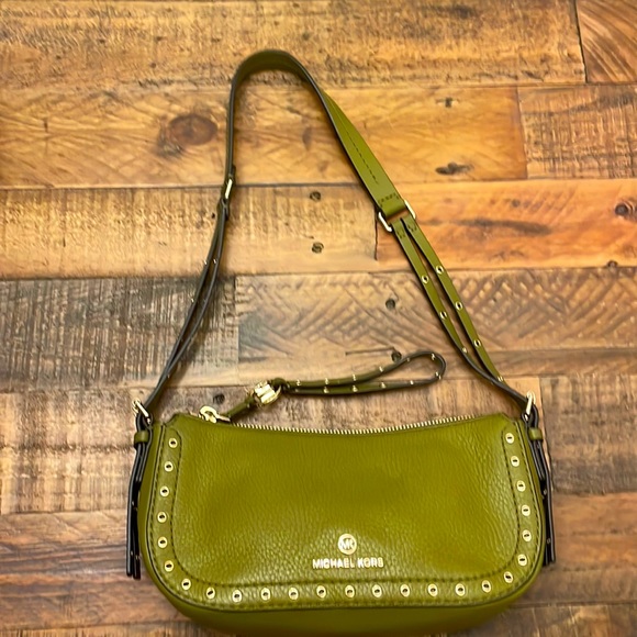 Michael Kors Collection Bags Michael Kors Small Army Green Purse Poshmark